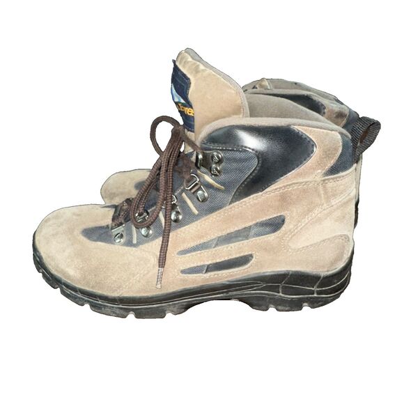 Mt Everest Yosemite Waterproof Hiking Boot  Brown Leather Lace Corey Size 5.5 - Picture 2 of 11